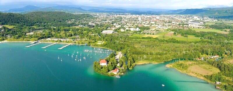 Klagenfurt: Thành phố thơ mộng bên hồ Worthersee.