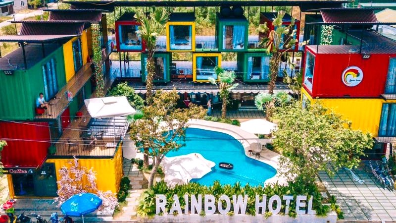 Khách sạn Container Rainbow: Độc đáo Cửa Lò!