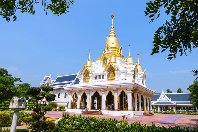 Chùa Thái Wat Thai tọa lạc tại Kushinagar.