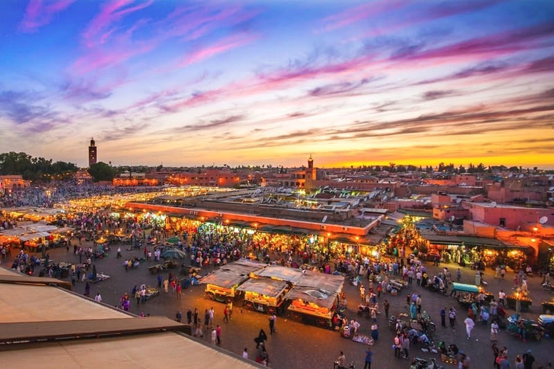 Jemaa el-Fnaa: Nơi hội tụ văn hóa Morocco.