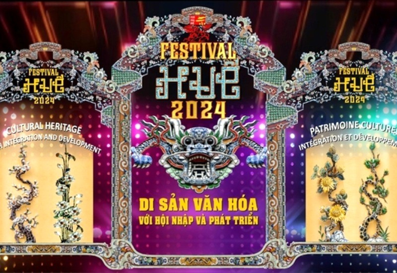 Poster chính thức Festival Huế 2024 (baochinhphu)