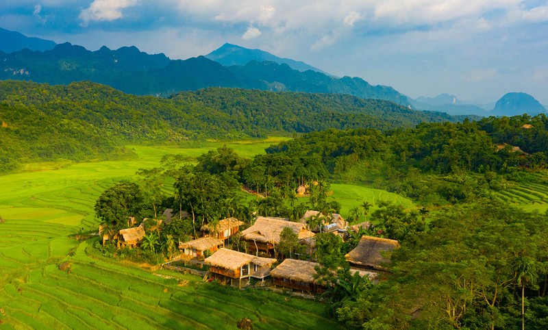 Pu Luong Natura Bungalow, chốn bình yên giữa thiên nhiên xanh mát.