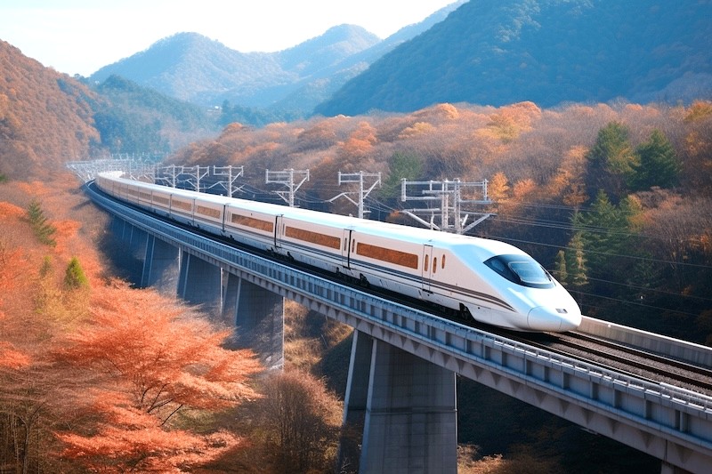 Mạng lưới Shinkansen rộng khắp Nhật Bản, kết nối các thành phố và tỉnh thành, mang đến sự thuận tiện và tốc độ cho hành khách.