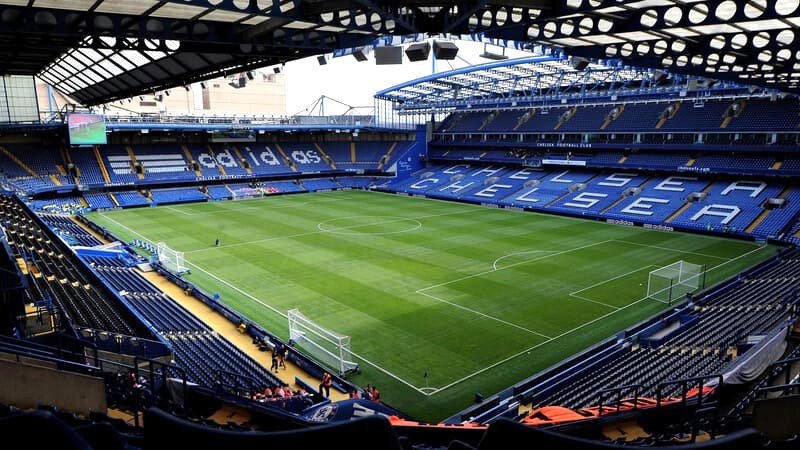 Sân vận động Stamford Bridge, Fulham, London. Ảnh: Jamie McDonald.