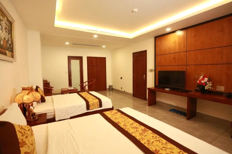 Phòng nghỉ Thành Tài Hotel II hiện đại, tiện nghi.