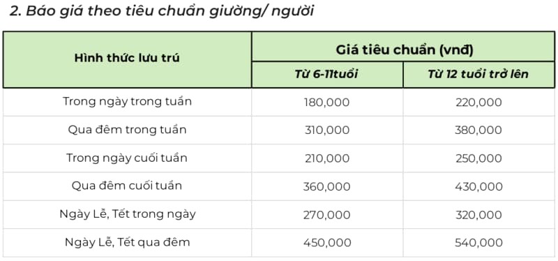 Báo giá giường cá nhân