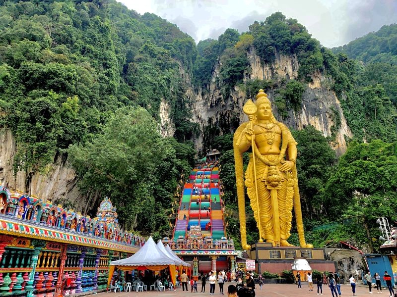 Batu Caves ở Kuala Lumpur: Vẻ đẹp kỳ vĩ. (Ảnh: wikipedia)