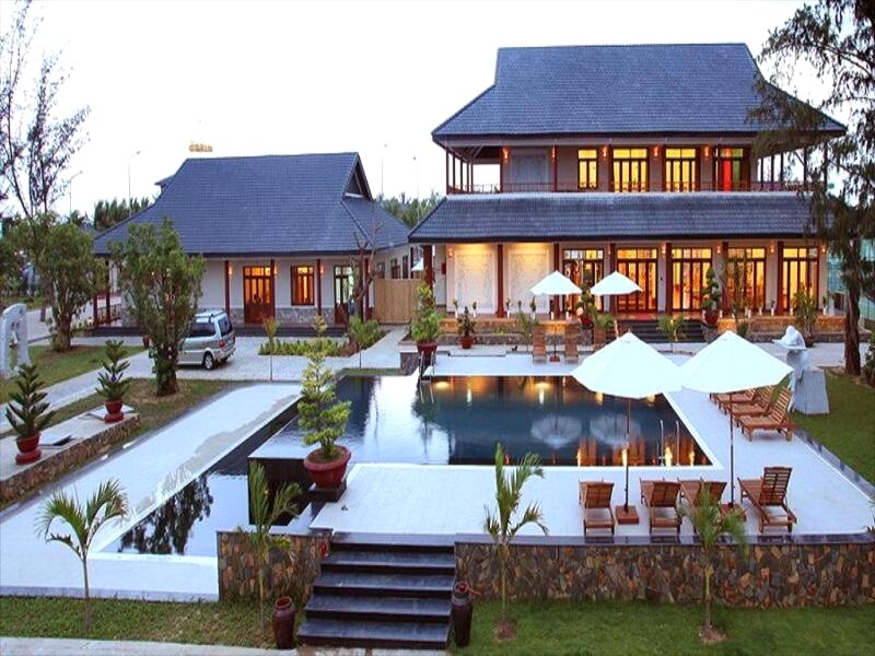 Aniise Villa Resort tỏa sáng với vẻ đẹp sang trọng, ẩn mình trong không gian yên bình, thoáng đãng. (Ảnh: BI Travel)