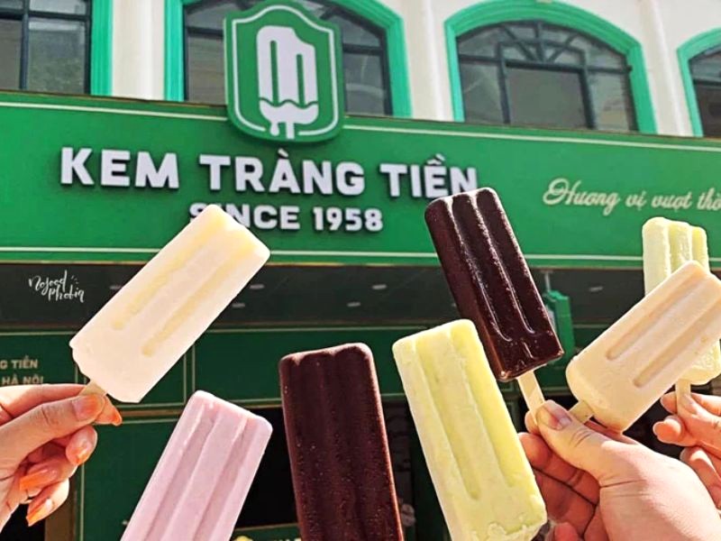 Kem Tràng Tiền - biểu tượng Hà Nội.