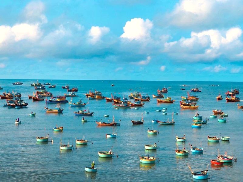 Phan Thiết: Làng chài đẹp mê hồn (Ảnh: VnExpress)