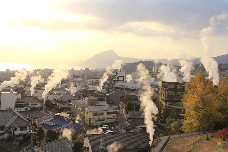 Suối nước nóng Beppu (Ảnh: japan.travel)