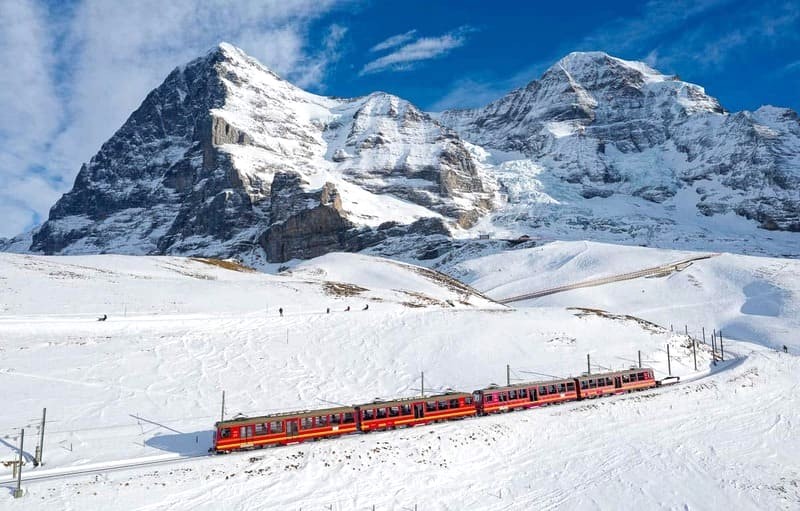 Làng Grindelwald đẹp như mơ, như bước ra từ truyện cổ tích. (Ảnh: sayyestothetrip)