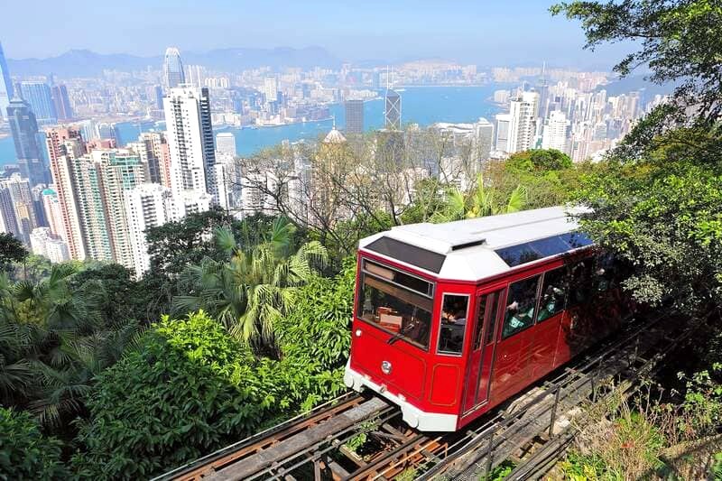 The Peak là đỉnh cao nhất Hong Kong.