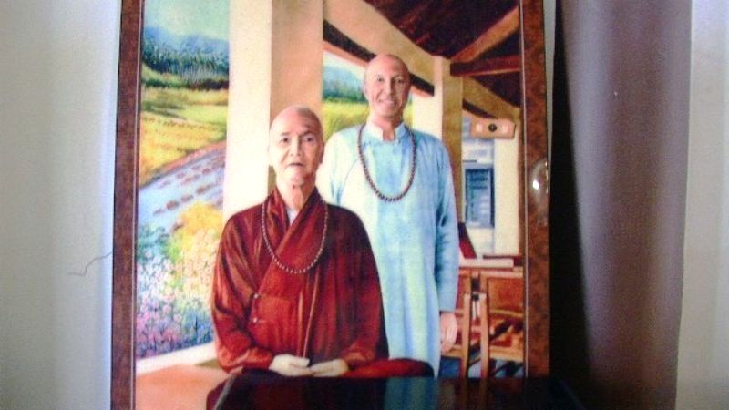 Sư Thích Phước Huệ & Kỹ sư Frank M. Balk