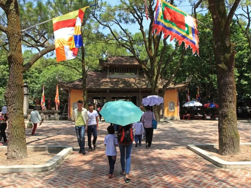 Chùa Côn Sơn: Thanh bình, mộc mạc. (Ảnh: Dũng Lương Cao)