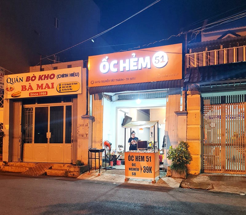 Ốc Hẻm 51 Buôn Ma Thuột: ngon, rẻ, được lòng thực khách!