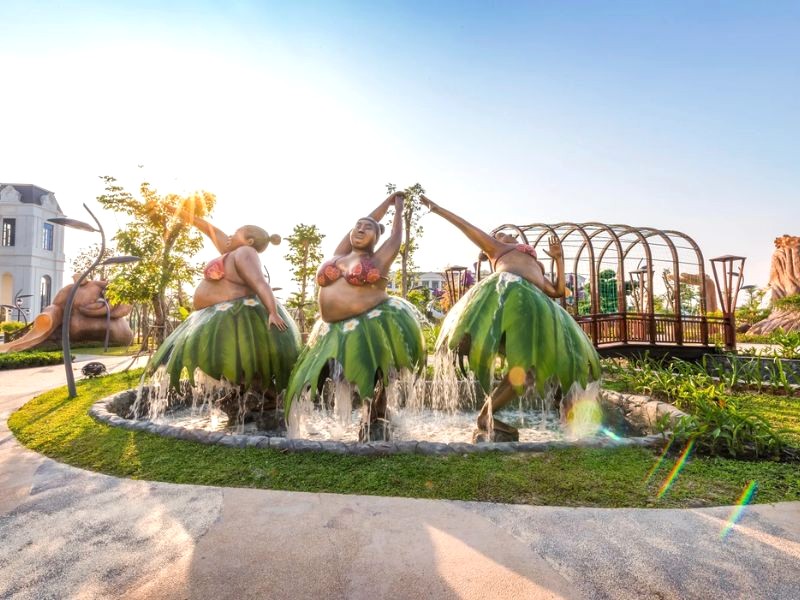 Công viên Urban Park: Hình ảnh đẹp mắt. (Ảnh: Vinpearl)