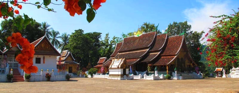 Chùa Xieng Thong, Luang Prabang, được xây dựng năm 1560.