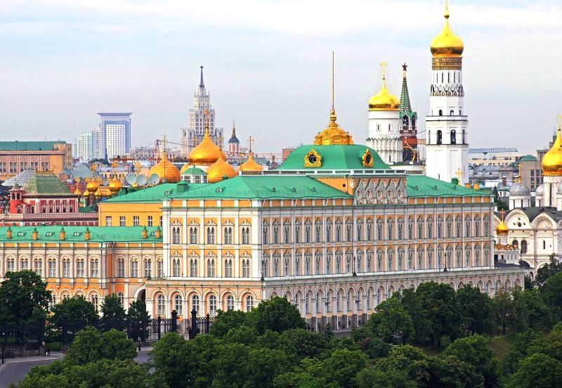 Kremlin, biểu tượng nước Nga hùng mạnh, là pháo đài lớn nhất thế giới.