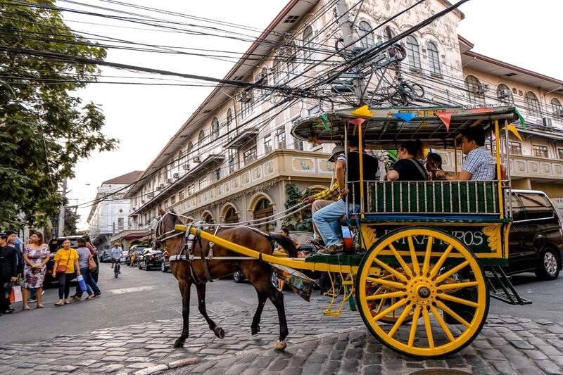 Kalesa phổ biến ở Manila. (Ảnh: thetravelinsider)