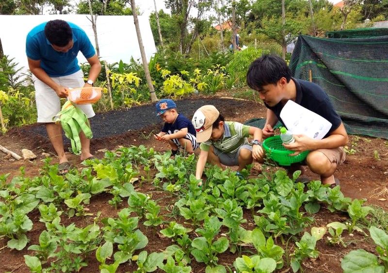 Hóa thân thành nông dân tại Family Garden!