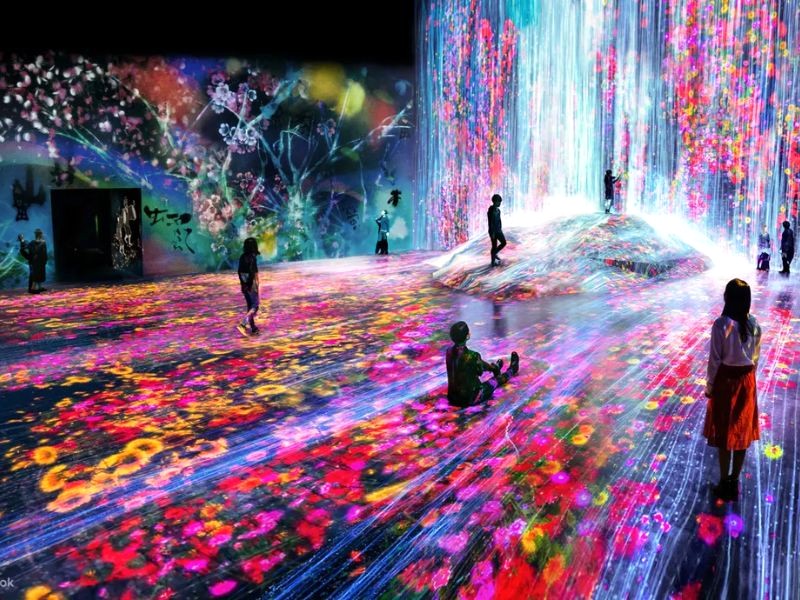 Khám phá thế giới nghệ thuật độc đáo của Light Sculpture (Ảnh: teamLab)