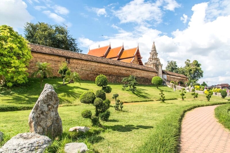 Wat Phra That Lampang Luang, biểu tượng kiến trúc Lanna ở Thái Lan. (Ảnh: thailande-et-asie)