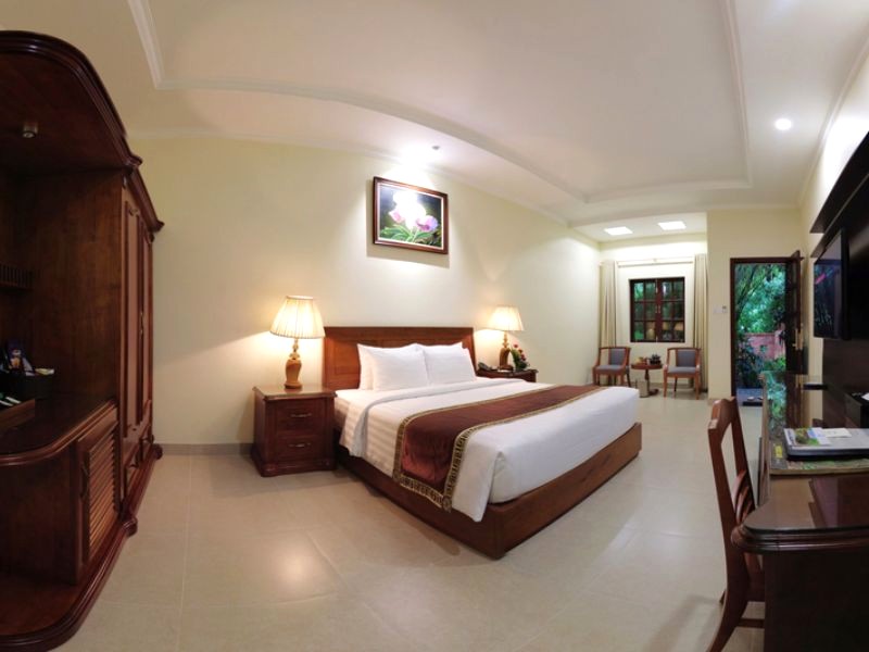 Phòng Happy Room (2 người) - Ảnh: Review Villa