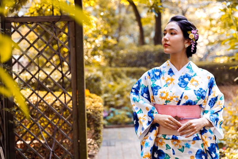 Họa tiết yukata phản ánh mùa.