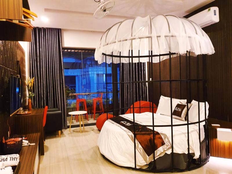 Kha Thy Hotel: Phòng ấm cúng, ngọt ngào.