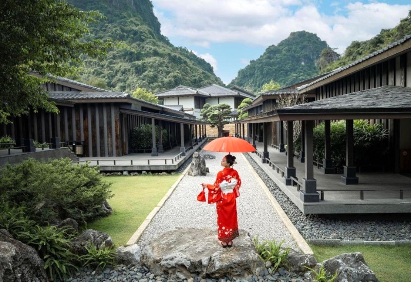 Yoko Onsen Quang Hanh: Phong cách Nhật Bản tinh tế. (Ảnh: booking)