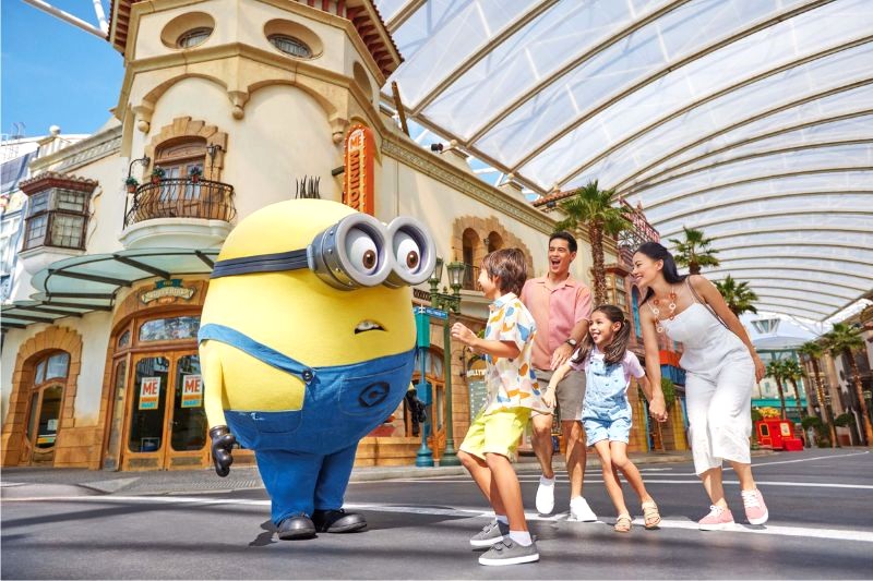 Universal Studios Singapore, công viên giải trí hoành tráng nhất Đông Nam Á. (Ảnh: klook)