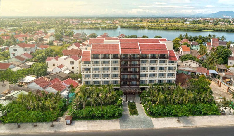 Wyndham Garden Hội An Cửa Đại mang phong cách đương đại, tông màu tươi sáng, tạo cảm giác vui tươi.