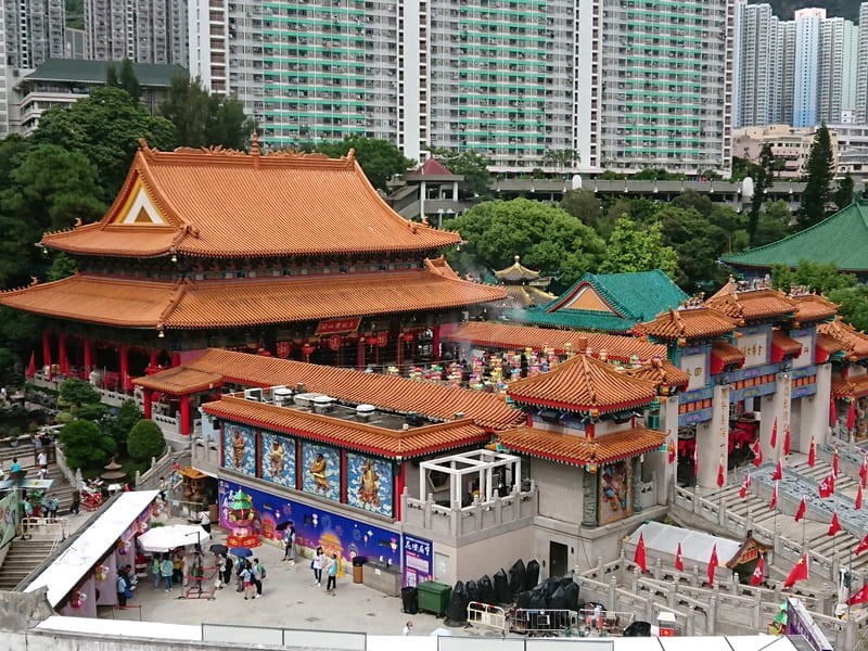 Miếu Huỳnh Đại Tiên (Wong Tai Sin hay Sik Sik Yuen) là một trong những ngôi miếu nổi tiếng nhất Hong Kong. (Ảnh: MW Cheng)