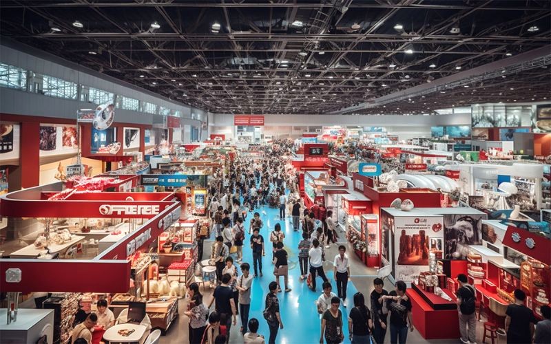 Hội chợ Canton Fair, diễn ra hai lần mỗi năm (xuân và thu), là một trong những sự kiện thương mại quốc tế lớn nhất Trung Quốc. (Ảnh: mywifequitherjob)