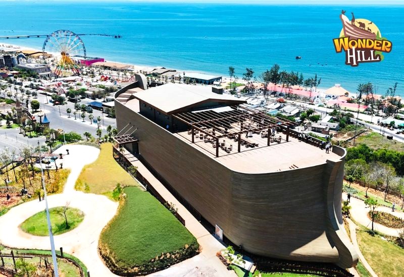 Wonder Hill, công viên chủ đề tại NovaDreams Phan Thiết, lấy cảm hứng từ truyền thuyết Noah. (Ảnh: Công viên Wonder Hill)