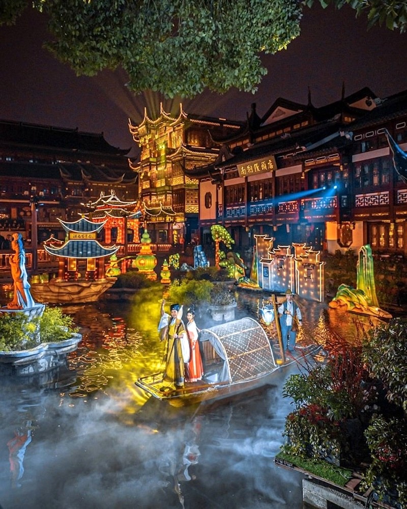 Dự Viên (Yuyuan Garden), hay Vườn Dự Viên, là công viên ngoài trời nằm giữa lòng Thượng Hải. (Ảnh: luhanhvietnam)