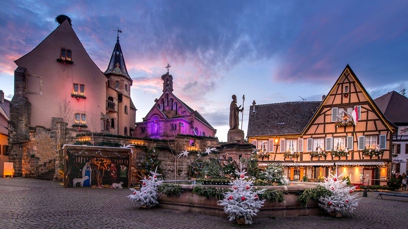 Eguisheim: Ngôi làng đẹp nhất nước Pháp (Ảnh: christmas.alsace)