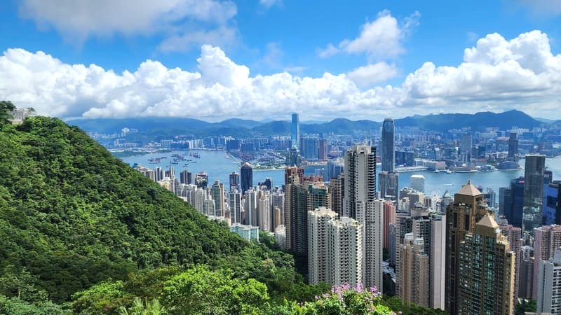 Núi Thái Bình - biểu tượng Hong Kong đẹp hùng vĩ. (Ảnh: Natharat Kongcharoen)