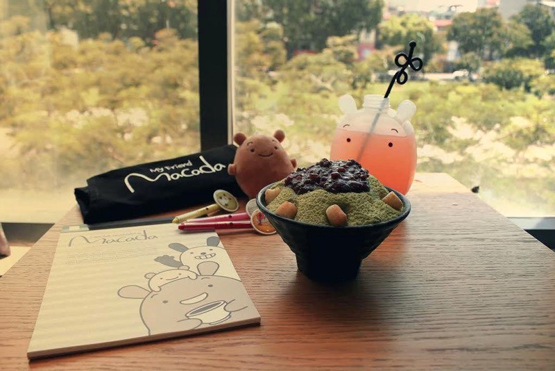 Macada Coffee: Bingsu siêu hấp dẫn! (Ảnh: macada.coffee.bingsu)