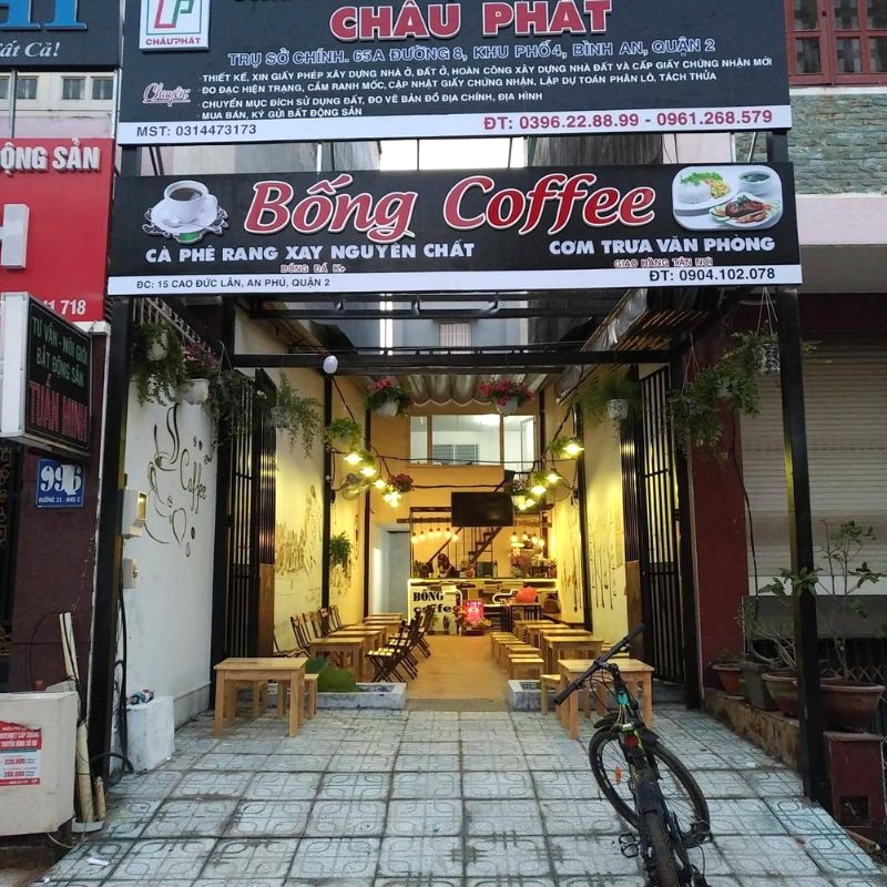 Cà phê rang xay đậm đà, nguyên chất tại Bống Coffee (quận 2) chinh phục thực khách địa phương. Ảnh: Tiệm cà phê Bống.