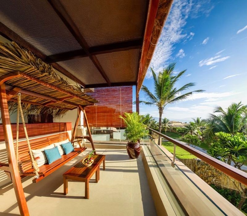 Hiên nhà xinh đẹp, view tuyệt vời tại Fusion Resort Cam Ranh.