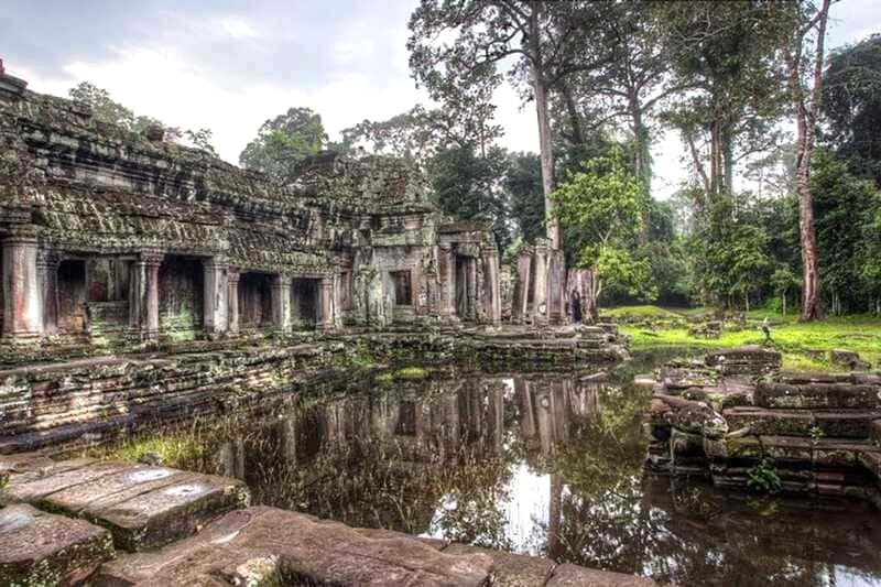 Preah Khan, một trong những ngôi đền lớn nhất Campuchia (56 ha), Ảnh: pelago.