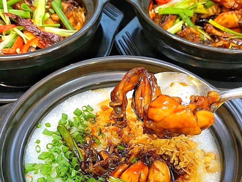 Cháo ếch SingResto Phố Huế đậm đà hương vị. (Ảnh: SingResto)