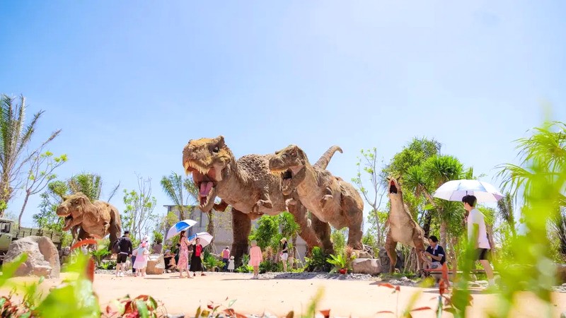 Dino Park mang đến nhiều dịch vụ bổ sung bên cạnh vé vào cửa, nâng tầm trải nghiệm cho du khách. (Ảnh: Novaworld)