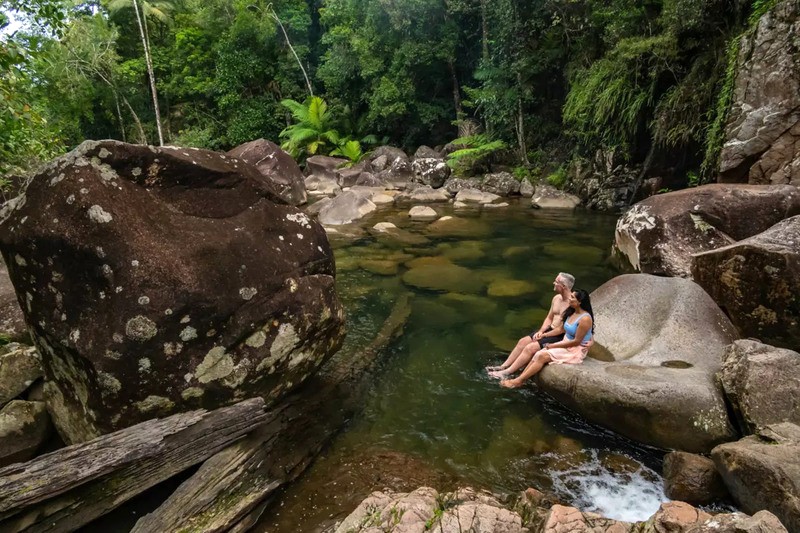 Hòa mình vào thiên nhiên xanh mát tại Mackay Highlands. (Ảnh: queensland)