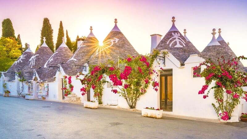 Alberobello, thị trấn xinh đẹp, được UNESCO công nhận là Di sản Thế giới. (Ảnh: Citalia)