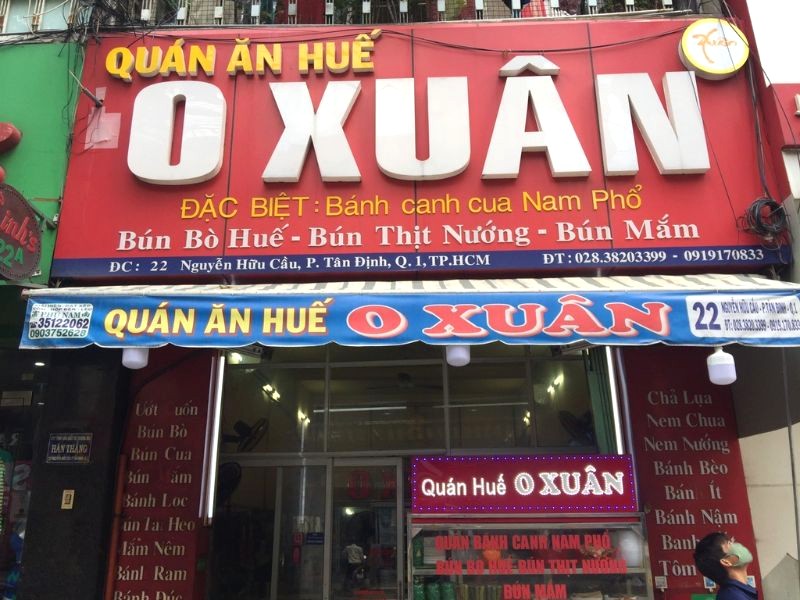 Quán ăn Huế O Xuân - Quận 1