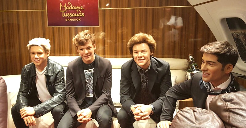 Tượng sáp One Direction tại Madame Tussauds (Ảnh: ThailandMagazine)