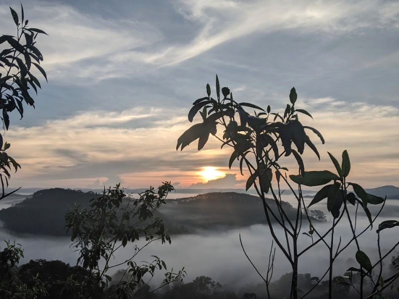 Nằm giữa núi rừng, Big Măng Đen mang đến tầm nhìn ngoạn mục ra thiên nhiên hùng vĩ. (Ảnh: Big Măng Đens Home)